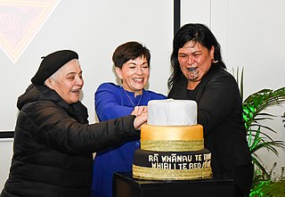 Te Wiki o te Reo Māori Initiative to promote the use of te reo Māori (the Maori language)