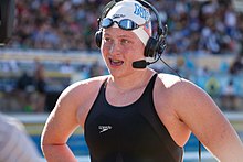 Gillian Ryan after winning 400m freestyle (9002637184).jpg