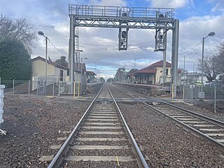 <span class="mw-page-title-main">Gisborne railway station</span> Railway station in Victoria, Australia