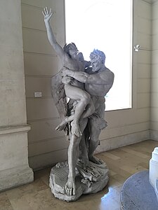 La Force brutale étouffant le Génie (1888), marbre, musée d'Art de Toulon.