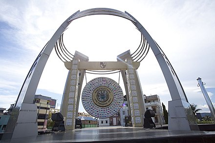 World Peace Gong monument in Ambon