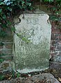 Gravestone outside the Church of All Saints in Eastchurch on the Isle of Sheppey.