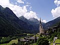 Le Grossglockner et l'église d'Heiligenblut