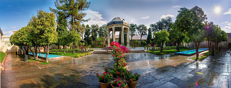 Panoramic image of Tomb of Hafez
