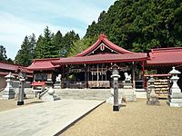 金蛇水神社拝殿(2013年5月)