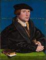 Portrait of a member of the Wedigh merchant family by Hans Holbein the Younger, c. 1532