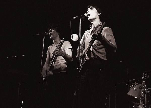 Jerry Harrison & David Byrne on guitars Minneapolis in 1977