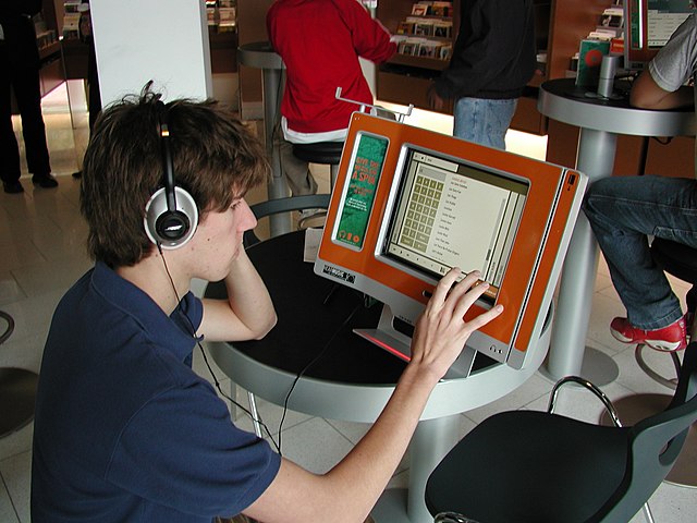 touch screen monitors used in a manufacturing line in stock