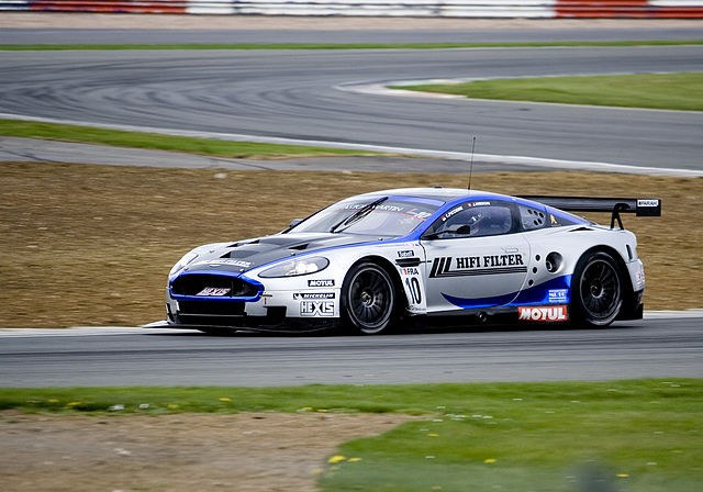 The Aston Martin DBR9, a previous winner in the FIA GT Championship, has been modified to comply with the 2010 FIA GT1 regulations