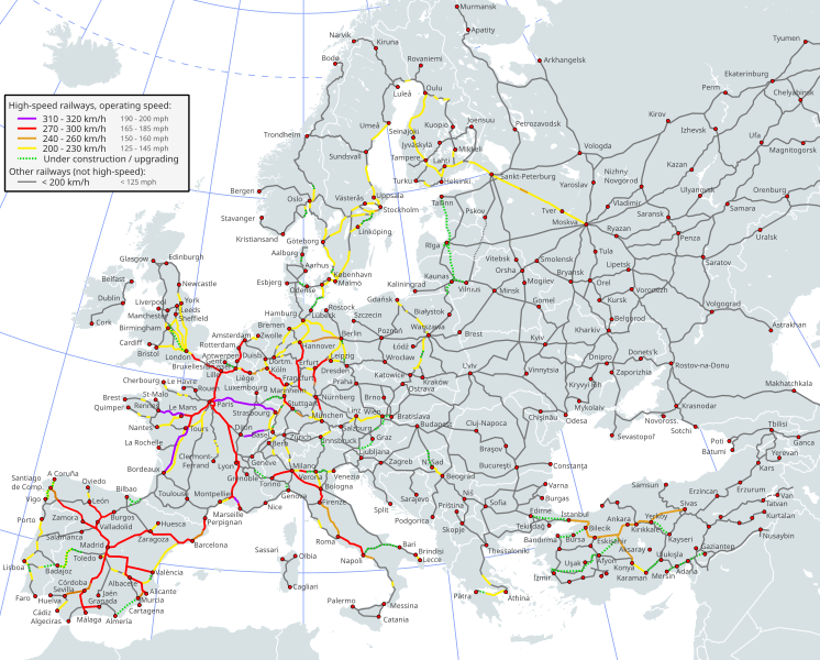 File:High Speed Railroad Map of Europe.svg
