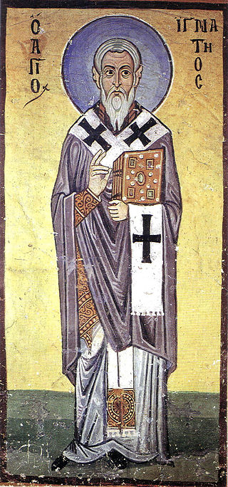 <span class="mw-page-title-main">Ignatius of Antioch</span> Late 1st / early 2nd century Christian author and Patriarch of Antioch