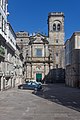 * Nomination Square and church of Saint Agostiño, , Santiago de Compostela, Galicia (Spain). --Lmbuga 19:24, 5 December 2013 (UTC)  Info Renomination because I don't understand why this image is not QI. If you say something, I can fix the problem--Lmbuga 19:24, 5 December 2013 (UTC) * Promotion The shadow is slightly disturbing, otherwise very good technical quality and clearly QI imo.--ArildV 19:59, 5 December 2013 (UTC)