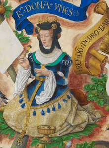 Inês de Aquitânia, Rainha de Aragão -The Portuguese Genealogy (Genealogia dos Reis de Portugal).png