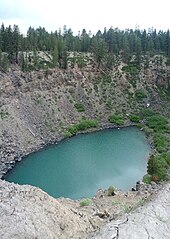 Southernmost Inyo crater