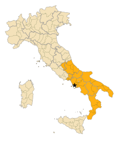 Lokasi Napoli