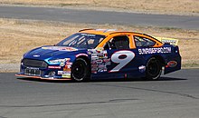 Drew on track at Sonoma Raceway in 2021 Jake Drew ARCA Sonoma 2021.jpg