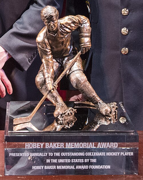 The Hobey Baker Award trophy