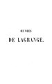 Joseph Louis de Lagrange - Œuvres, Tome 2.djvu