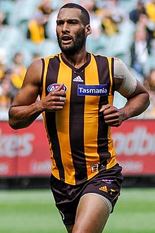 Josh Gibson playing for Hawthorn Josh Gibson 2017.1.jpg