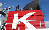 Exhaust stack on a container ship. K-stack.jpg