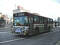 ツーステップバス一般路線車。1989年頃までの旧塗装。