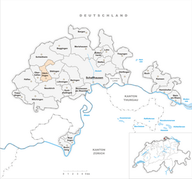 Karte von Gächlingen