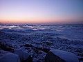 Zimní pohled na Muhuský průliv