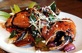 Kerala Chilli Crab - South Indian food preparation