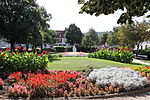 Nymphenbrunnen / Gänselieselbrunnen (Leda with swan) and historical development of the predecessor square