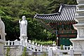 Korea-Andong-Hongeunsa-Daeungjeon and pagodas-02.jpg