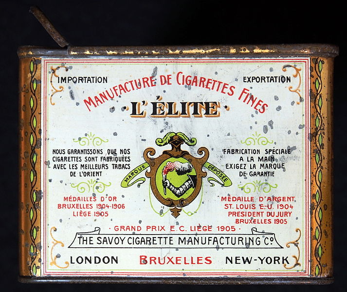 File:L Elite cigarettes tin, front.JPG