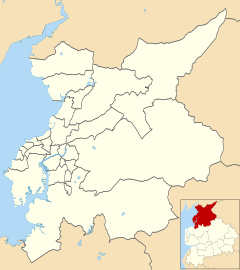 Mapa lokalizacyjna Lancasteru
