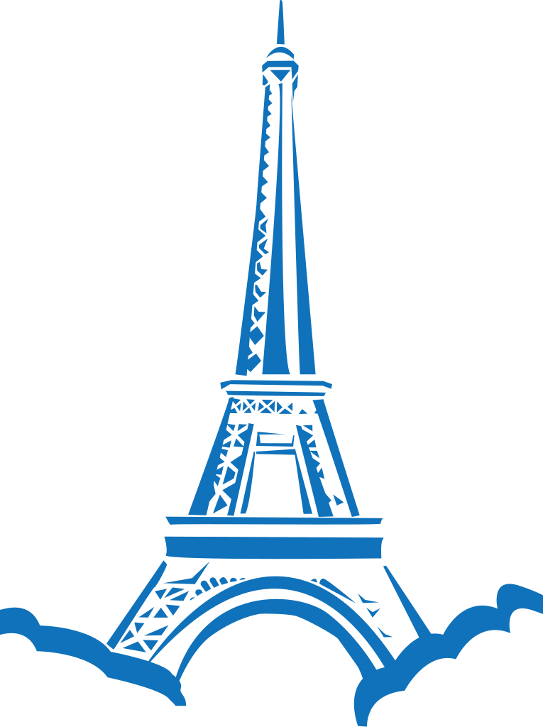 Download File:Landmark in city of Paris - Eiffel Tower.svg ...