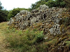 Cantera de Plussulien donde se produjeron hachas de dolerita.