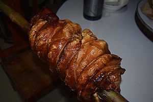 Liempo is a variation of lechon that only comprises the pork belly. In Cebu, it is primarily served in Balamban.