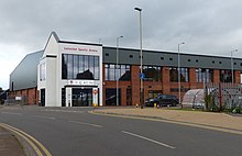 Qualifying took place at the Morningside Arena in Leicester, England (pictured in 2017). Leicester Community Sports Arena (geograph 5582162).jpg