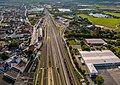 * Nomination Railroad station in Lichtenfels in Upper Franconia seen from the north. Aerial view. --Ermell 06:34, 9 March 2024 (UTC) * Promotion  Support Good quality. --Alexander-93 09:00, 9 March 2024 (UTC)  Support Good quality. --Poco a poco 09:01, 9 March 2024 (UTC)