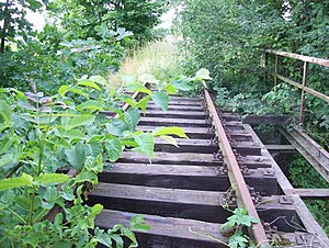 The PKP line 410 near Płotno (Blankensee)