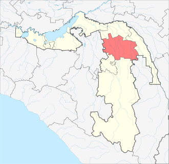 Giaginsky District Location Giaginsky District Adygea.svg