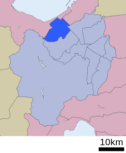 Location of Teine ward Sapporo city Hokkaido Japan.svg