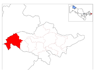 <span class="mw-page-title-main">Ulugʻnor District</span> District in Andijan Region, Uzbekistan