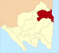Umístění v Lampungu