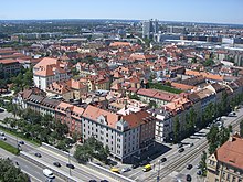 Schwanthalerhöhe (Westend) westlich des Mittleren Rings