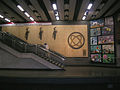 Estación Universidad de Santiago, Mural histórico de la Universidad de Santiago, Alberto Ludwig.