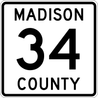 Madison County Route 34 OH.svg