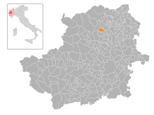 Localisation de Canischio