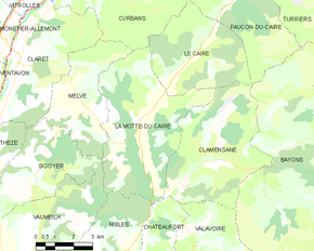 Poziția localității La Motte-du-Caire