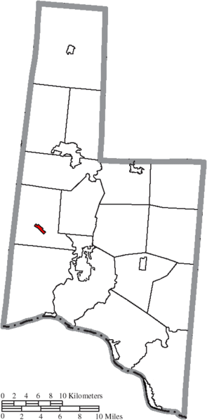 File:Map of Brown County Ohio Highlighting Hamersville Village.png