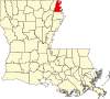 Mapa de Luisiana destacando East Carroll Parish.svg