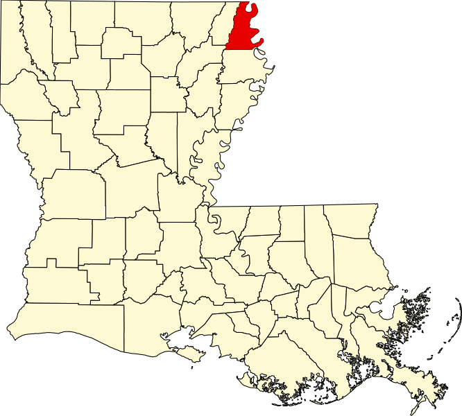 File:Map of Louisiana highlighting East Carroll Parish.svg